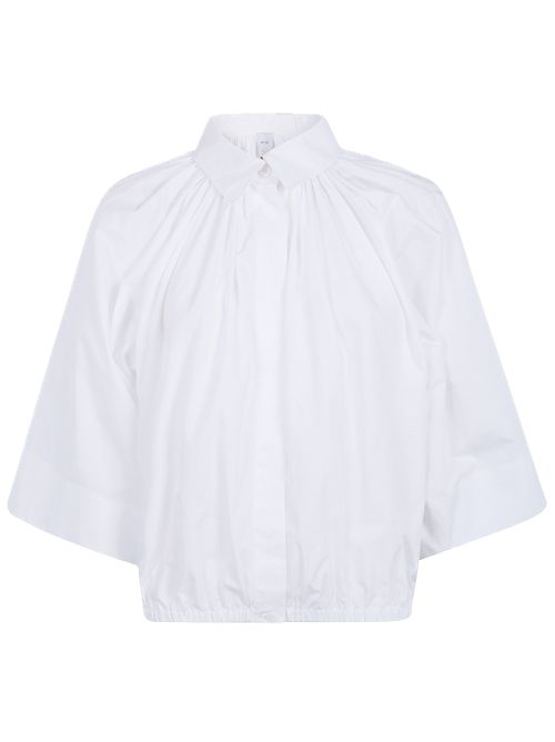 Blusa Volume Con Maniche Crop Patou Patou | BL0610017001W WHITE